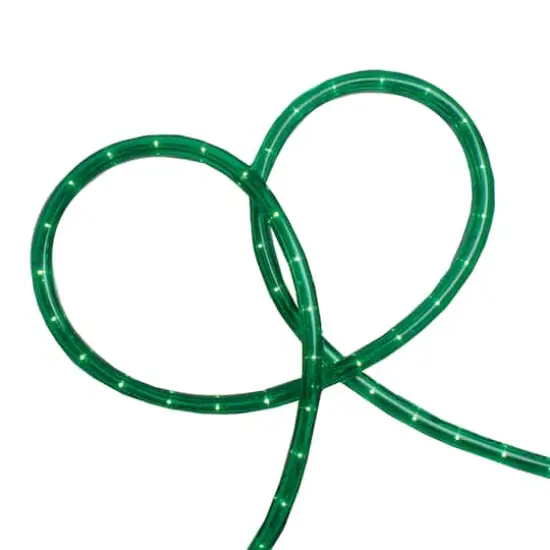 18ft. Green Incandescent Christmas Rope Lights {1}