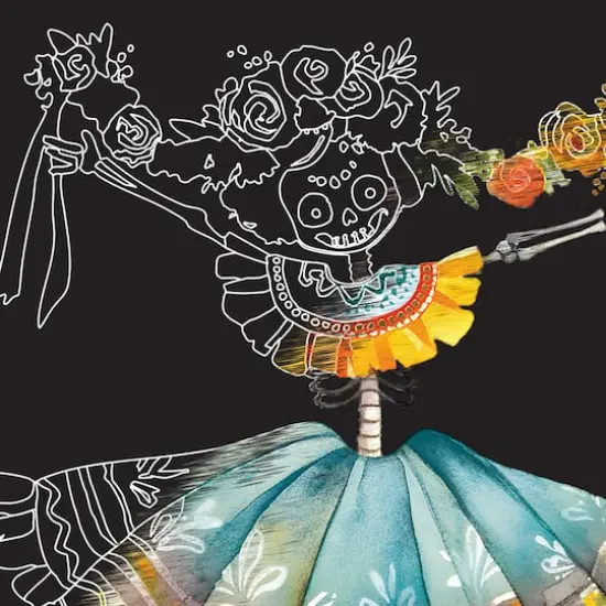 Brea Reese&trade; 6" x 8" Creepy Cacti Scratch Art Paper Pad {5}