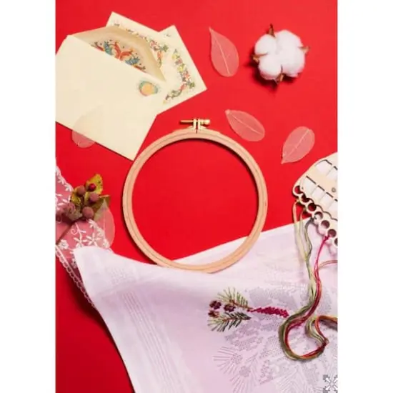 Nurge 8mm Screwed Wooden Embroidery Hoop {3}