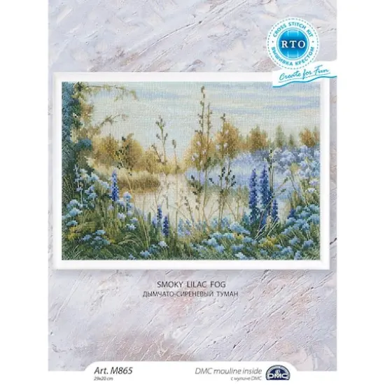 RTO Smoky Lilac Fog Cross Stitch Kit {3}