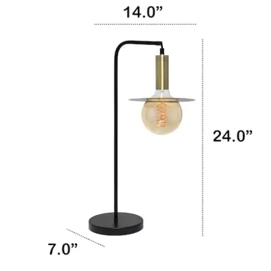 Lalia Home 24" Black Oslo Table Lamp {4}