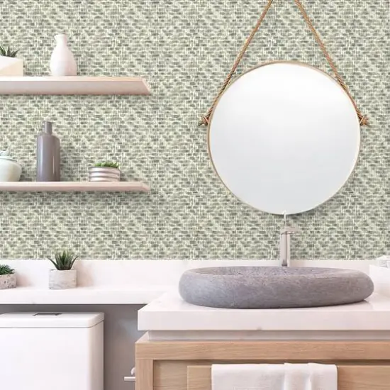 Tommy Bahama Wading Pool Peel & Stick Wallpaper Shale {6}