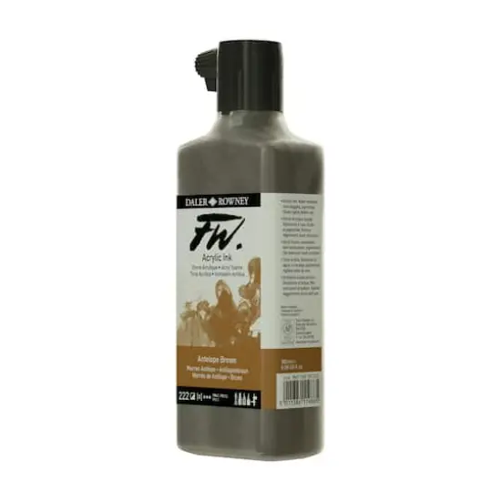 Daler-Rowney&reg; FW Acrylic Artists Ink, 6oz. 222 Antelope Brown {5}