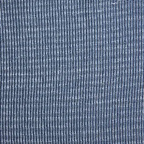 DII&reg; 2-Tone Ribbed Placemats, 6ct. Stonewash blue and white {5}