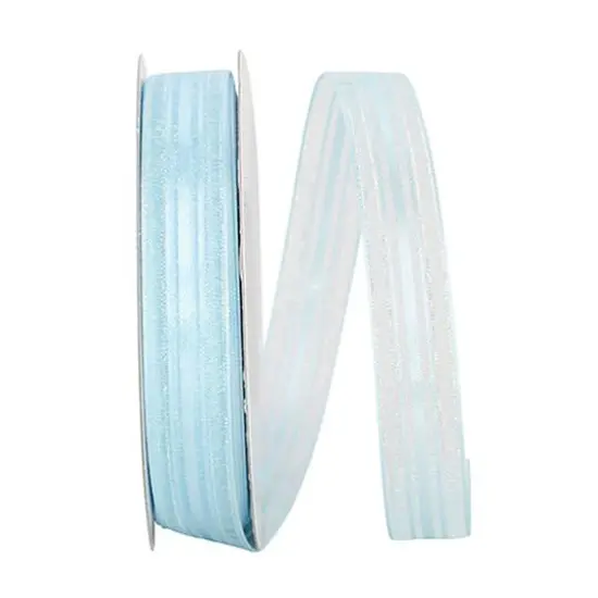 JAM Paper 5/8" x 25yd. Corsage Ribbon White {2}