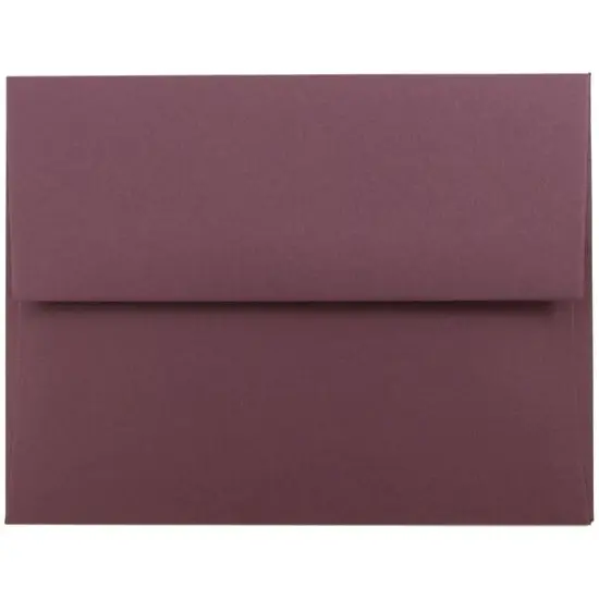 JAM Paper 4.375" x 5.75" Premium Invitation Envelopes, 50ct. Burgundy {1}