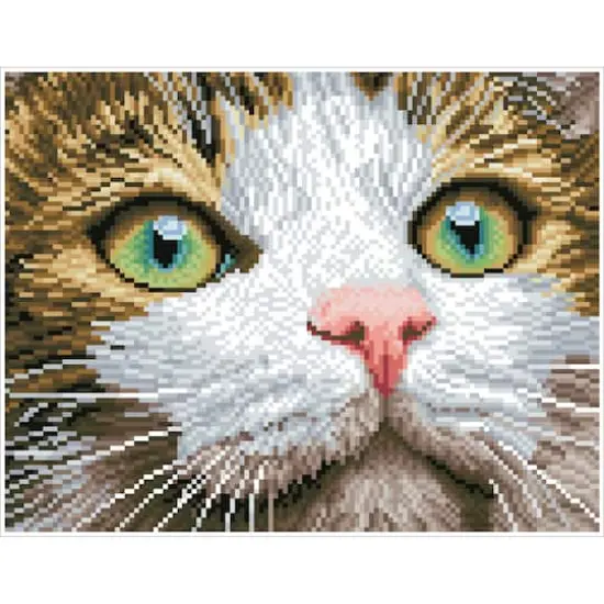 Diamond Dotz&reg; Green Eyed Beauty Diamond Painting Artwork Kit {3}