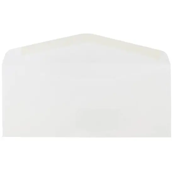 JAM Paper 4" x 9.5" White Commercial Window Envelope, Bulk {5}