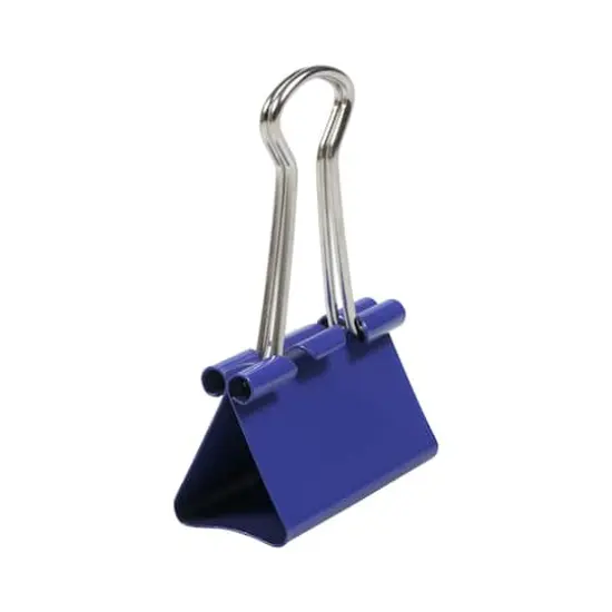 JAM Paper 1.25" Binder Clips, 15ct. Purple {5}