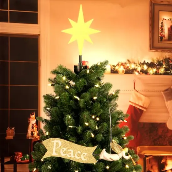 Angel with Banner Animated Tree Topper {4}
