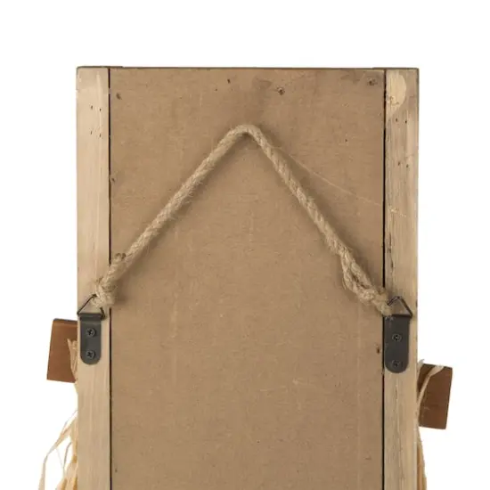 Glitzhome&reg; 3.5ft. Wooden Scarecrow Porch Sign {5}