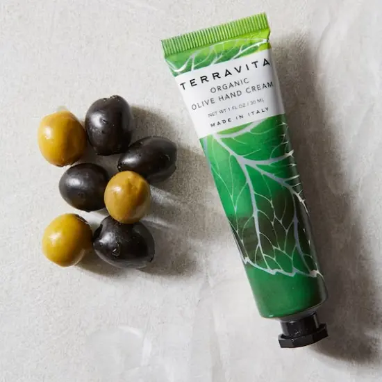 European Soaps Terravita Organic Hand Cream, 30mL Olive {6}