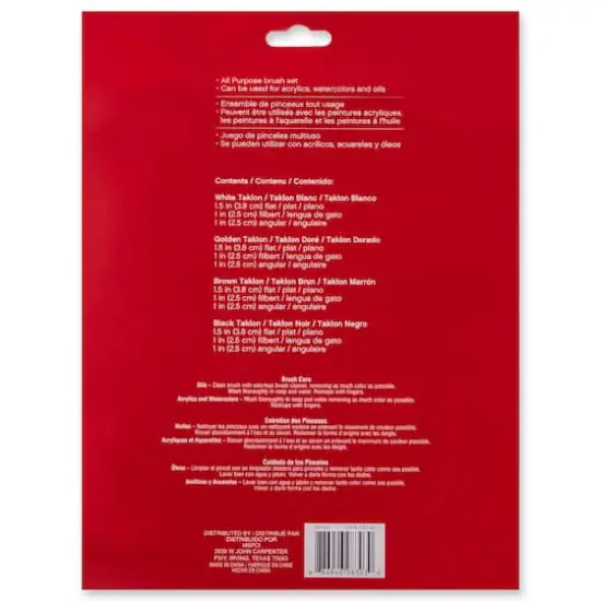 Variety Taklon Jumbo Brushes By Craft Smart&reg; {6}