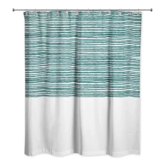 Half Line Shower Curtain {1}