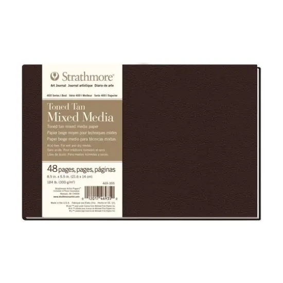 Strathmore&reg; 400 Series Hardbound Toned Tan Mixed Media Art Journal {1}