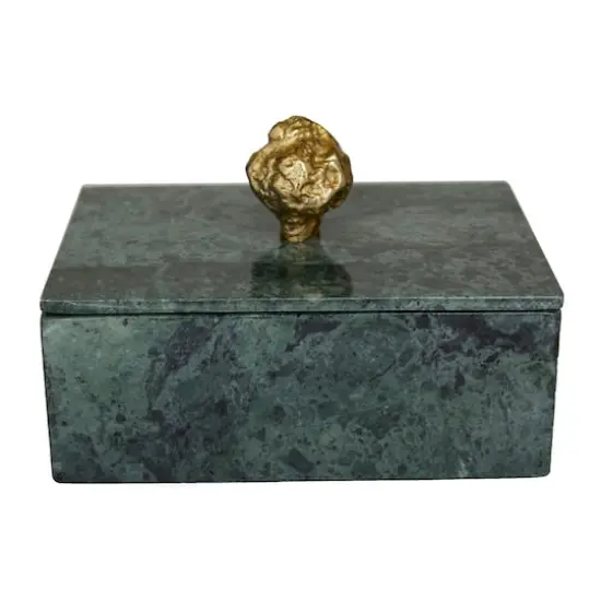 Green Marble Box with Gold Final Set {5}