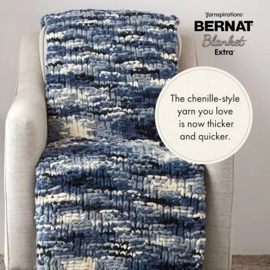 Bernat&reg; Blanket&trade; Extra&trade; Yarn Faded Blues {4}