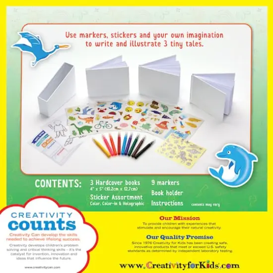 Creativity for Kids Create Your Own 3 Little Books Kit {9}