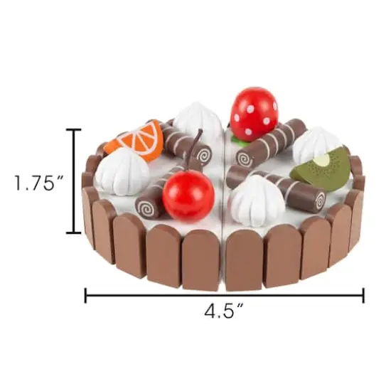 Toy Time Wooden & Magnetic Pretend Play Cake Set {3}