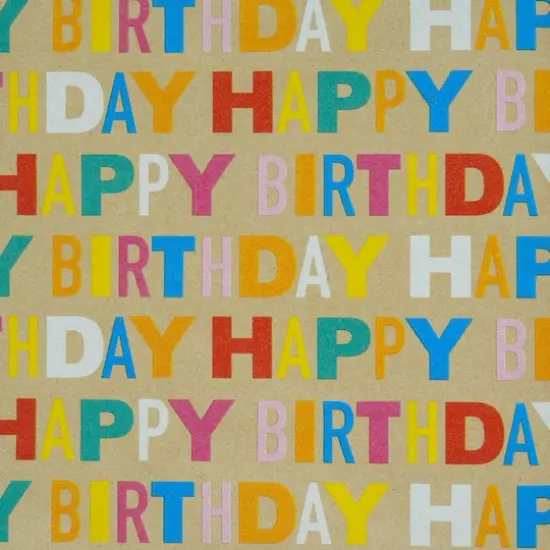 30" Happy Birthday Gift Wrap by Celebrate It&trade; {1}