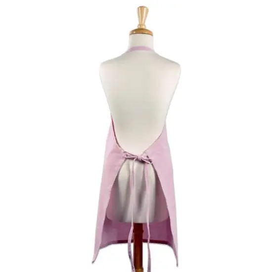 DII&reg; Solid Chambray Chef Apron Rose {5}