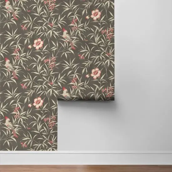 Surface Style Bamboo Garden Peel & Stick Wallpaper Cinder {7}