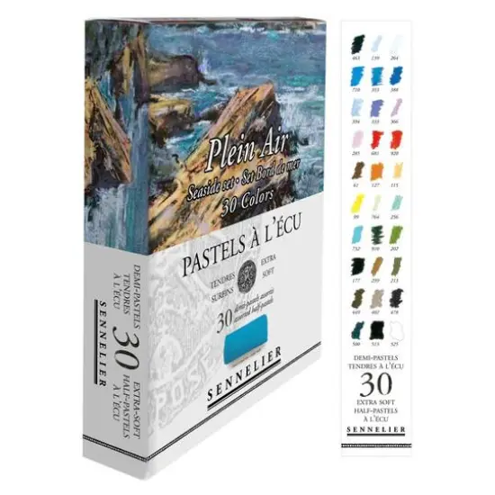 Sennelier Plein Air Seaside Colors Extra-Soft Pastel Half Stick Set, 30ct. {3}
