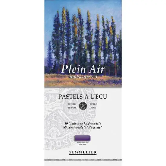 Sennelier Extra-Soft Plein Air Landscape 80 Color Half Stick Pastel Set {3}