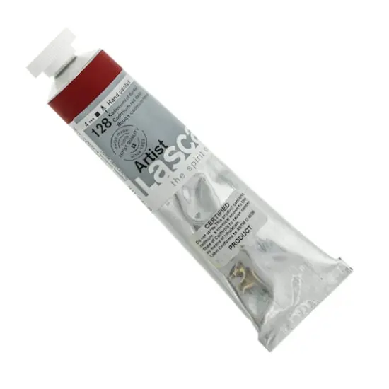 Lascaux Artist Acrylic Paint, 45mL 128 Cadmium Red Deep {1}