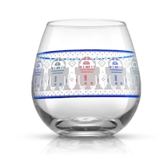 JoyJolt® Star Wars™ 15oz. Ugly Sweater Collection Stemless Drinking Glass, 4ct. {4}