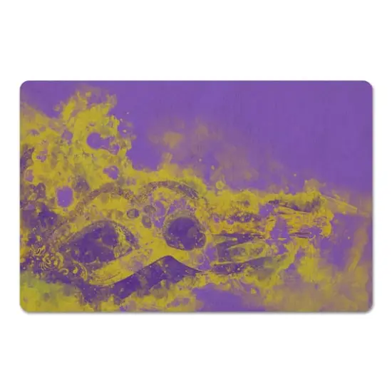 Mardi Gras Mask Floor Mat {1}