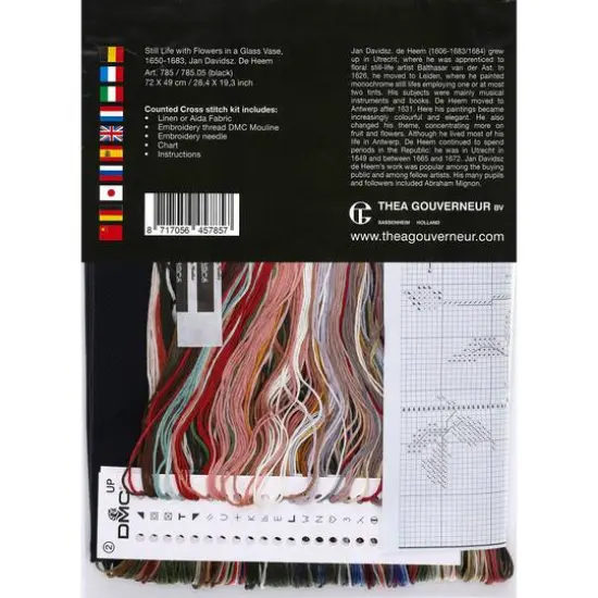 Thea Gouverneur Still Life Cross Stitch Kit {6}