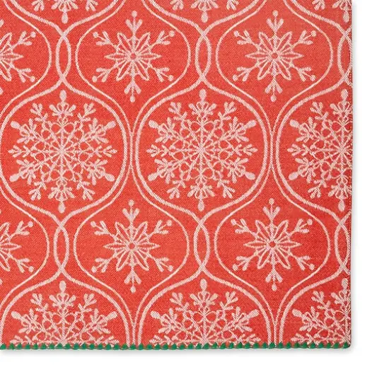 DII&reg; Joyful Snowflakes Jacquard Placemats, 4ct. {7}