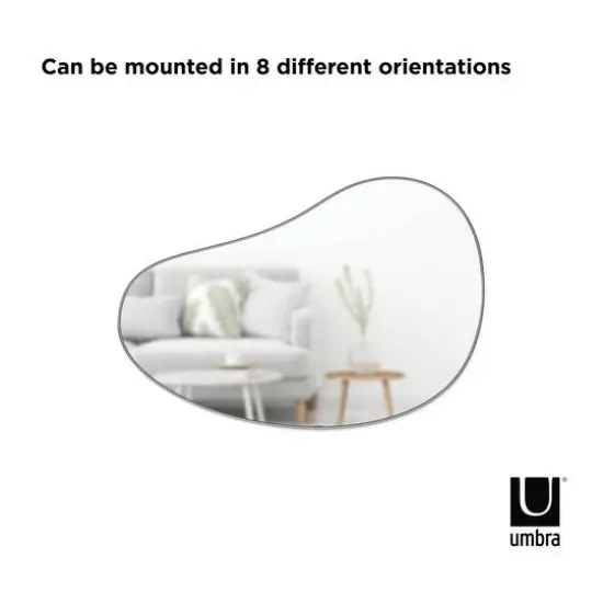 Umbra 36" Titanium Hubba Pebble Mirror {3}