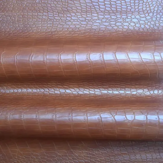 Feldman Tan Reptile Faux Leather {1}