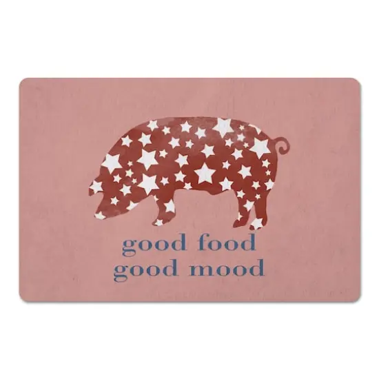 Designs Direct Good Mood Good Food Floor Mat {1}