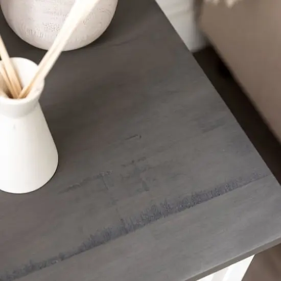 Walker Edison 19" 1-Drawer Wood Side Table Grey / White Wash {9}