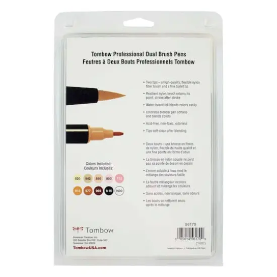 Tombow Portrait Dual Brush Pens {10}