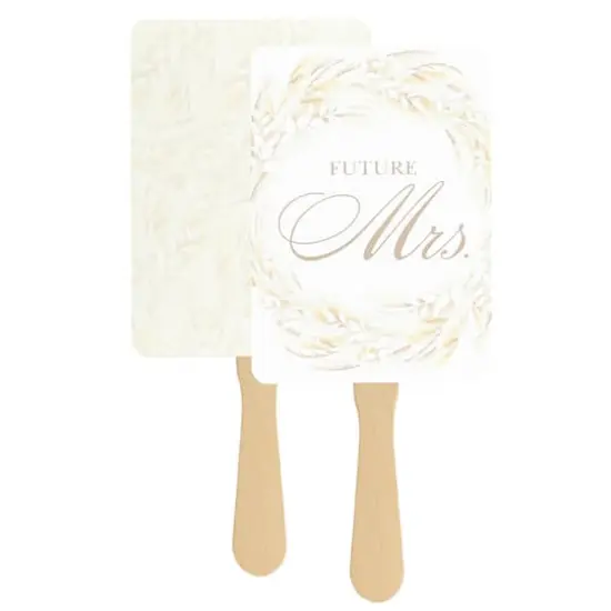 Hortense B. Hewitt Co. Dried Floral Bridal Shower Favor Fans, 12ct. {1}