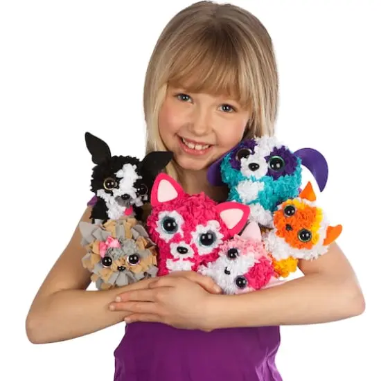 Assorted PlushCraft&trade; 3D Fabric Craft Mini Pack {6}