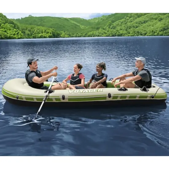 Bestway 11.5ft. Hydro-Force Treck X3 Inflatable Raft Set {3}