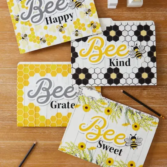 EUREKA&reg; The Hive File Folders, 6 Packs of 4 {5}