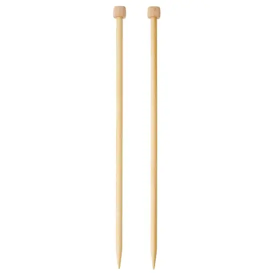 Takumi Bamboo Single Pointed Knitting Needles, 14&rdquo; Natural {4}