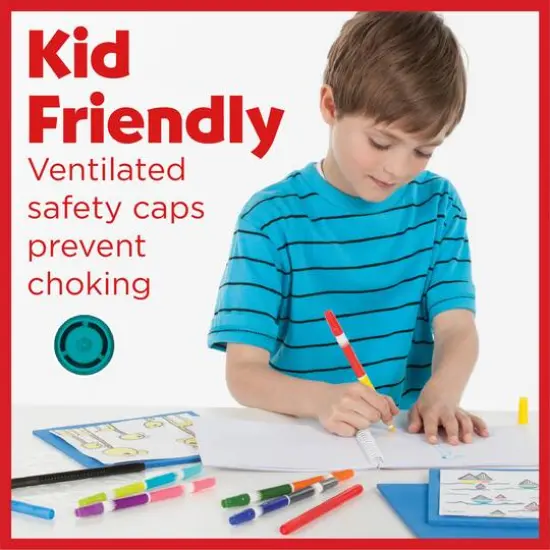 Faber-Castell 24 Piece DuoTip Washable Markers {7}