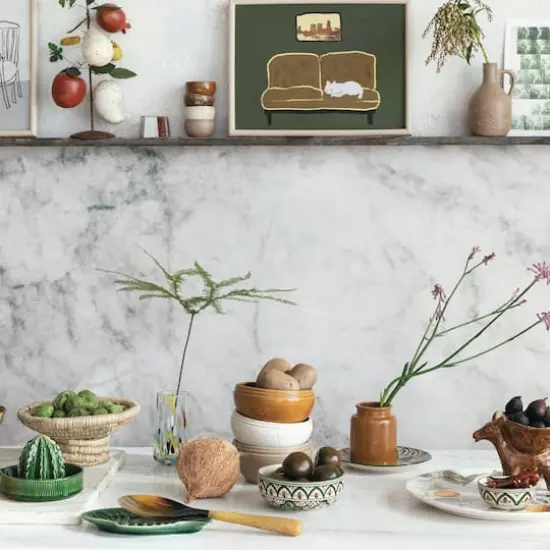 Hello Honey Rustic Reactive Glaze Stoneware Jars, 4ct. {4}