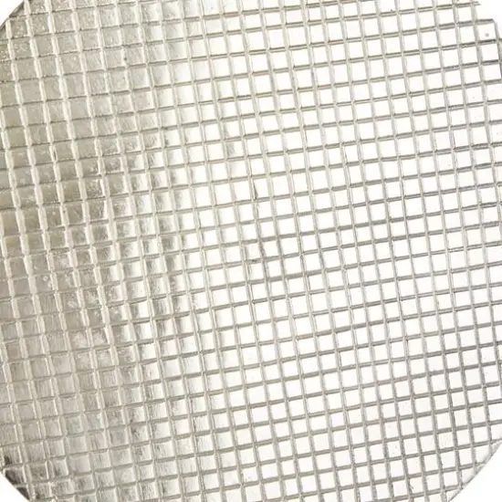 Silver Aluminum Modern Wall Decor, Set of 3 11", 13", 15" {6}