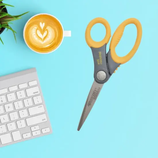 Westcott&reg; 8" Hard Handle Anti-Microbial Scissors {4}