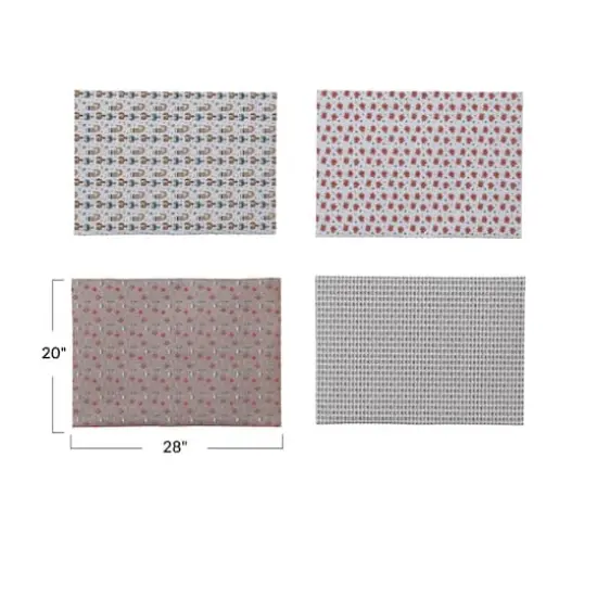Hello Honey&reg; 28" Wrapping Paper Sheets with Holiday Ornament Patterns, 12ct. {5}
