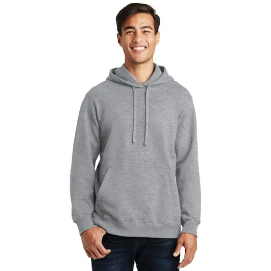Port & Company&reg; Fan Favorite&trade; Fleece Pullover Hooded Sweatshirt Athletic Heather {4}