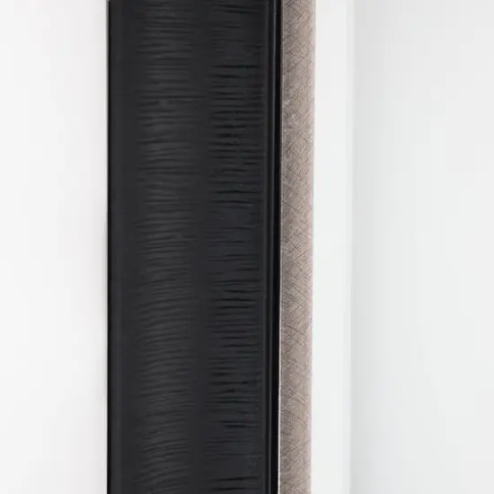 Head West&reg; 34.5" Alderton Black & Silver Framed Beveled Wall Mirror  {4}